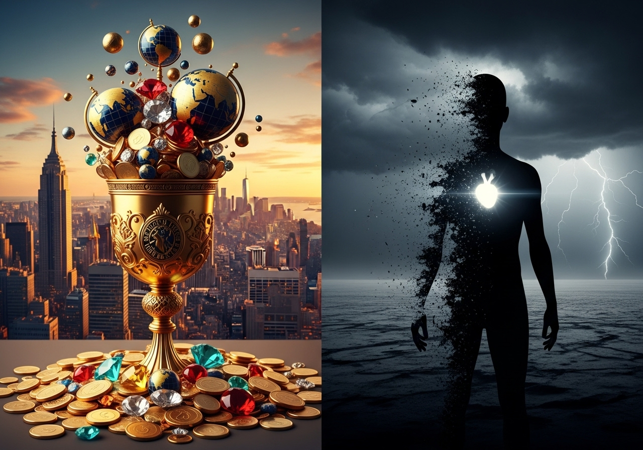 What shall it profit a man to gain the whole world yet lose his soul image 2